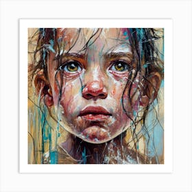 Child With Tears Art Print