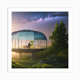 Futuristic House Art Print