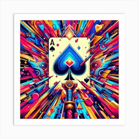 Ace Of Spades Art Print