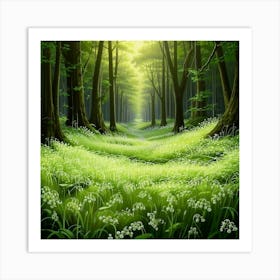 Lily Of The Valley 8 Art Print