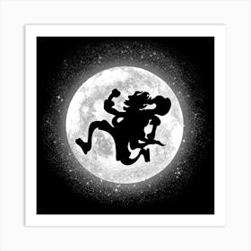 Moonlight Sun God Nika Art Print