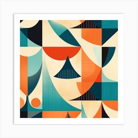 Abstract Geometric Pattern 42 Art Print