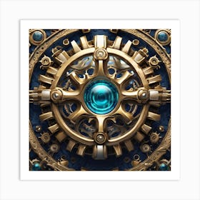 Clockwork Gears Art Print