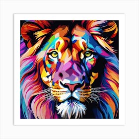 Lion Painting Art Print