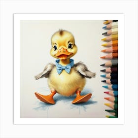 Duck! 42 Art Print