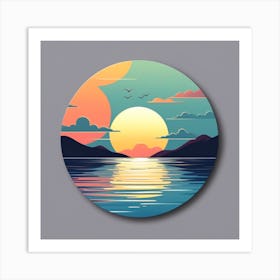 Sunset 1 Art Print