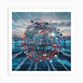 Digital World Art Print