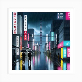 Future Tokyo Art Print