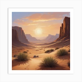 Desert Dreamscape Art Print