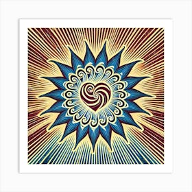 Sunburst Art Print