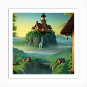 Fairytale Castle 3 Art Print
