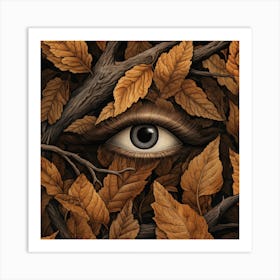 Eye Of The Forest 3 Art Print