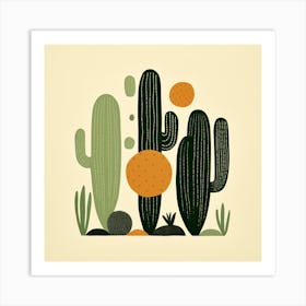 Cactus Illustration Art 95 Art Print