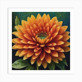 Dahlia 8 Art Print