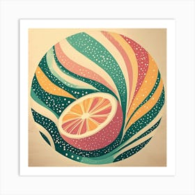 Orange Slice Art Print