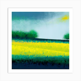 Rolling Fields Art Print