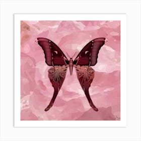 Mechanical Butterfly The Hercules Moth Techno Coscinocera Hercules Wine Art Print