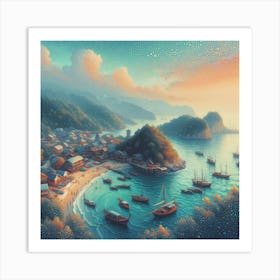 Coast 4 Art Print