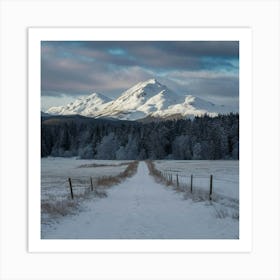 Scotland In Winter Art Print