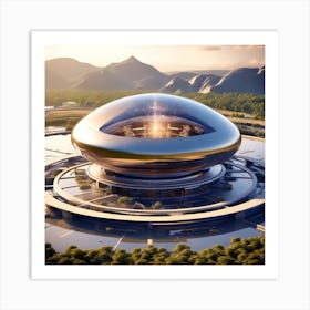 Apple'S Spaceship Art Print