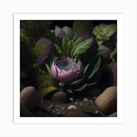 The Subterranean World Of Peculiar Plants Art Print