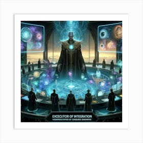 A Depiction Of An Executor Of Integration, A High Art Print