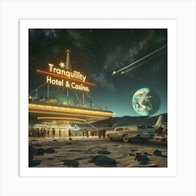 Tranquility Base Hotel & Casino Art Print