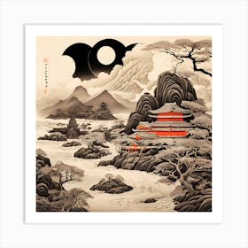 Asian Landscape Art Print