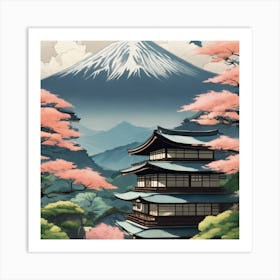 Mt Fuji 2 Art Print