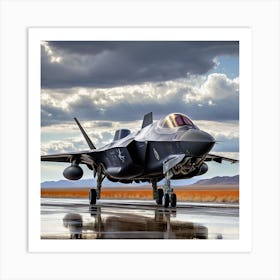 F35 Fighter Jet Art Print