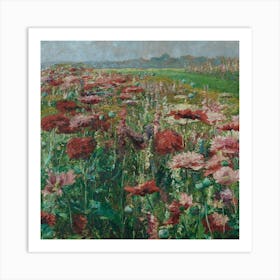 Poppies In The Meadow Art Print