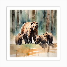 Mama Bear Art Print