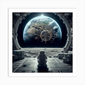 Astronaut In Space 10 Art Print