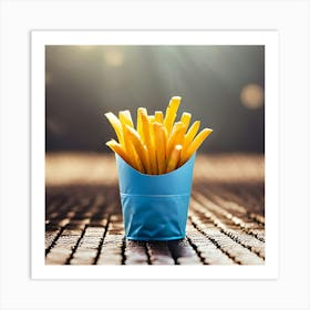 French Fries In A Cup 1 Art Print