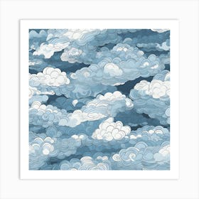 Clouds On The Sky Art Print