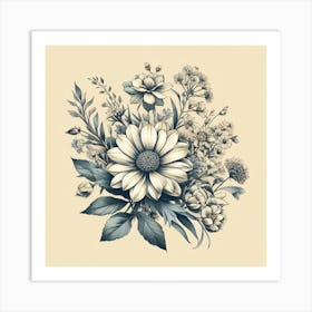 Floral Bouquet 11 Art Print