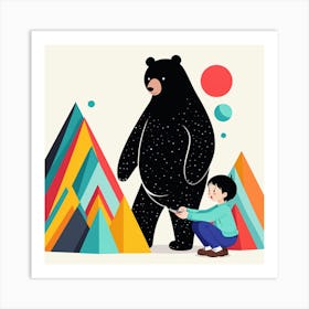 Illustration Of A Bear 8 Art Print