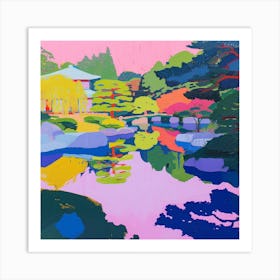 Colourful Gardens Rikugien Gardens Japan 2 Art Print