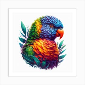 Parrot of Lorikeets 3 Art Print