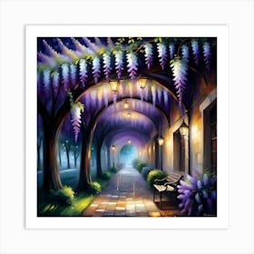 Wisteria Art Print