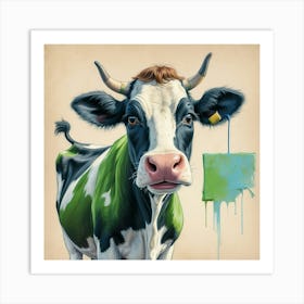 Cow Painting 5 Art Print