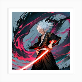 Ninja Samurai 2 Art Print