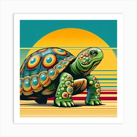 Turtle Print Art Print