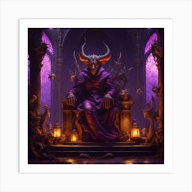 Demon Throne 1 Art Print