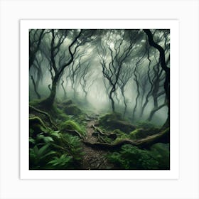 Dark Forest 35 Art Print