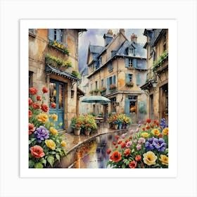 Paris Street 1 Art Print