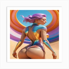 Sexy Girl Art Print