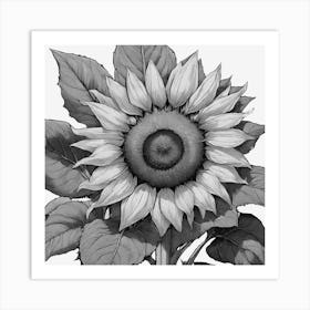 Sunflower 31 Art Print