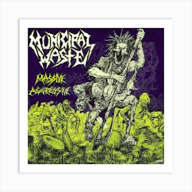 Municipal Waste Trash Metal 2 Art Print