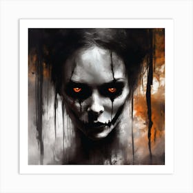 Face Of The Devil Art Print